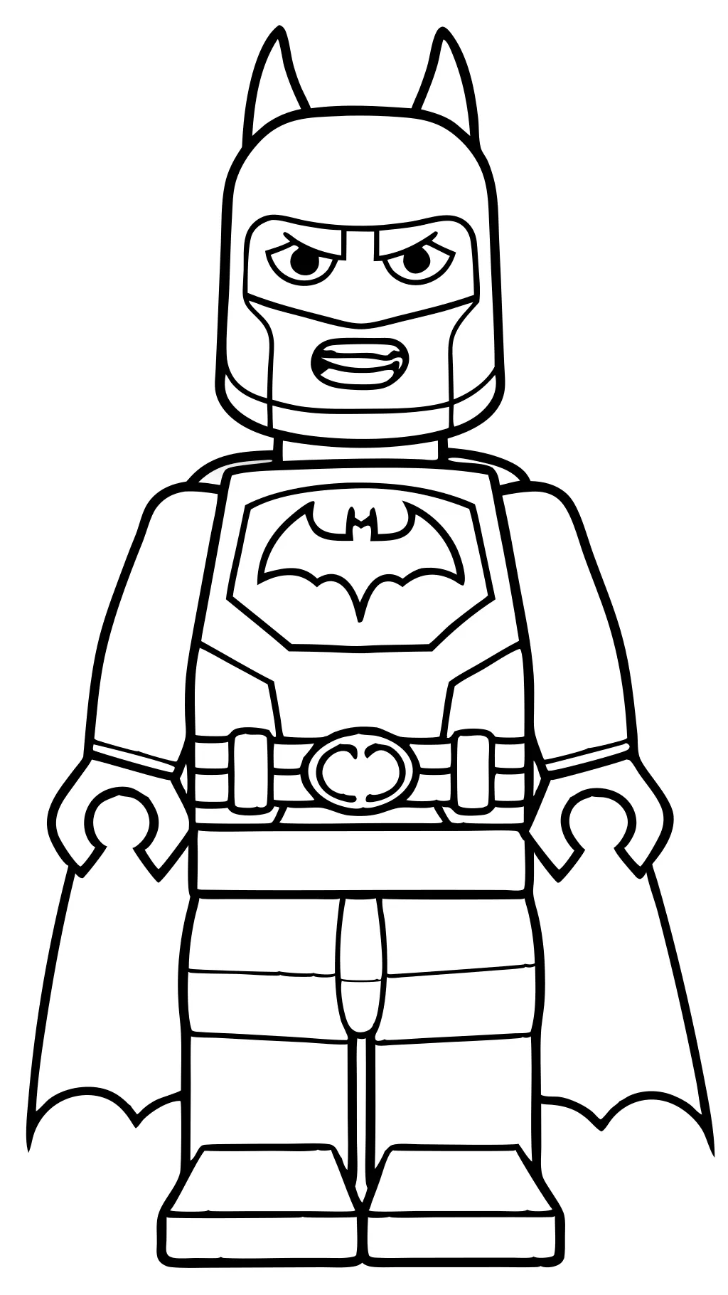 Páginas para colorear de Batman Lego